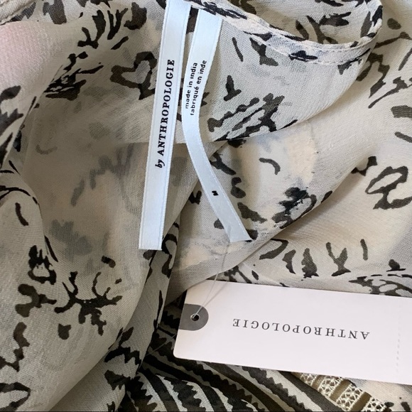 Anthropologie ~ Talulah Tiered Midi Dress Medium - Picture 8 of 14